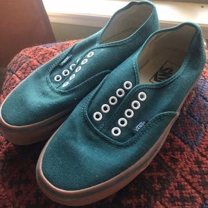 Green Vans w/ tan gum